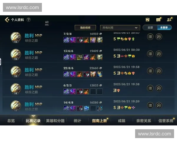 提升LOL排位实力攻略 轻松刷上分快速进阶技巧分享